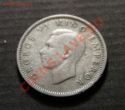 Новая Зеландия, 6 пенсов 1940, серебро - 3 ноября 22-00 - 6п40а