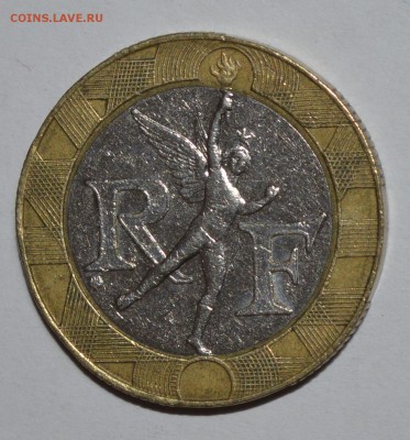 Франция 10 франков 1991 г. Биметалл. До 17.04.2016г. - _DSC0684.JPG