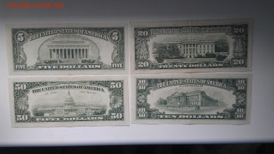 США 50, 20, 10, 5 долларов 1988-1990 - IMAG1210