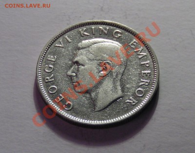 Новая Зеландия, полкроны 1937, серебро - 3 ноября 22-00 - полкроны1937а