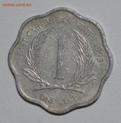 КАРИБСКИЕ ОСТРОВА 1 цент 1993г. Волнистая. До 18.04.2016г. - _DSC0699.JPG