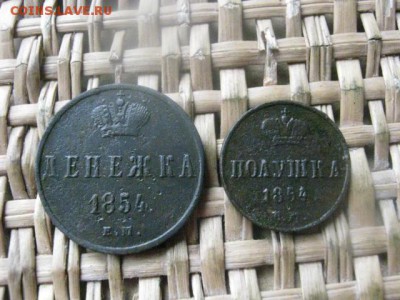 Денежка и полушка 1854 ЕМ. До 19.04.2016г. - 19.04 027.JPG