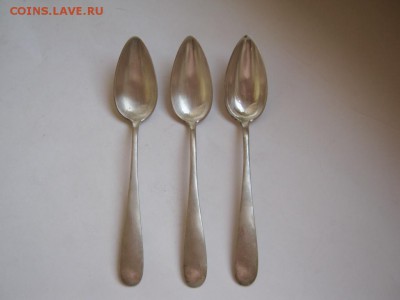 3 ложки столовые, Австрия, 1846 г. Серебро до 17.04.2016 - 2-1