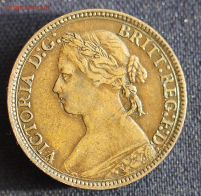 С 1 руб. БРИТАНИЯ фартинг 1875г. ВИКТОРИЯ до 19.04 в 22-00 - IMG_1246.JPG