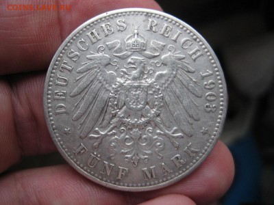 5 марок 1903г Саксен-веймар- эйзенах. - IMG_0313.JPG