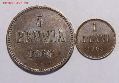 5 пенни 1866, 1 пенни 1903 - _MG_4078.JPG