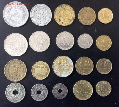 Франция ХХ век - 20 монет! до 15.04-23:00мск - image