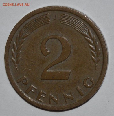 ФРГ 2 пфеннинга 1965г. J. До 19.04.2016г. - _DSC0743.JPG