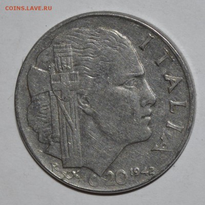 Италия 20 чентезимо 1942г. До 19.04.2016г. - _DSC0761.JPG