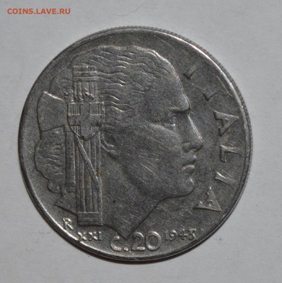 Италия 20 чентезимо 1943г. До 19.04.2016г. - _DSC0763.JPG