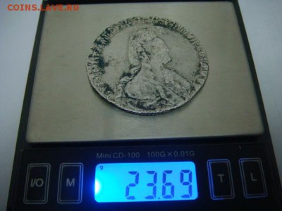 Рубль 1785 - на подлинность и оценку - DSC02330.JPG
