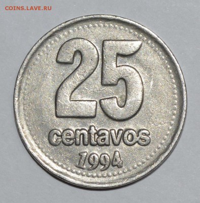 АРГЕНТИНА 25 сентаво 1994г. до 19.04.2016г. - _DSC0503.JPG