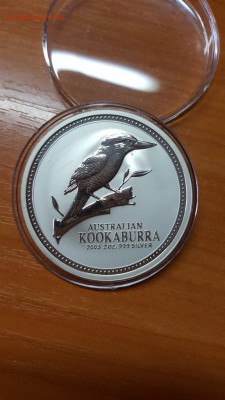 Австралия 2$ 2унц. 2003г. - КУКАБАРРА, серебро 999 до 21.04 - 20160415_193003