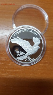 1 рубль 2007 г. Красная книга. Степной лунь. до 21.04 - 20160415_193125