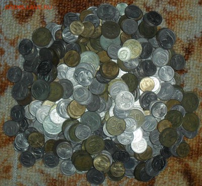 1,5,10,20,50,100 руб.1991-1993гг.Более2-х кг. - SAM_2030.JPG