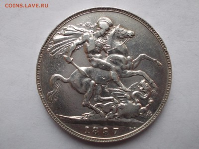 Две кроны 1893 и 1890, Виктория (лот N202) - DSCN0134.JPG