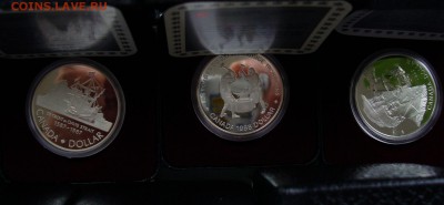 На оценку подборка канадских $ Ag PROOF в кор. и серт. 16 шт - DSC08309.JPG