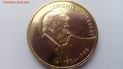ПОЛЬША 2 злотых 2008 З.Херберт (aUNC) до 19.04.16 22:30 - IMG_20160416_161615