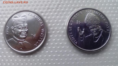 КОНГО блистер (4 монеты) 2004 Иоан Павел 2(UNC) до 19.04.16 - IMG_20160416_161811