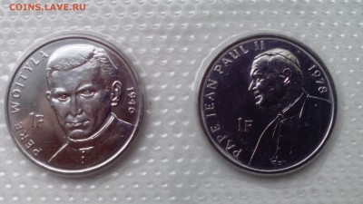 КОНГО блистер (4 монеты) 2004 Иоан Павел 2(UNC) до 19.04.16 - IMG_20160416_161804