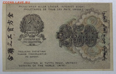 250 рублей 1919 год . *** Пресс ***  21,04,16 в 22,00 - 16,04 бон на сам 020
