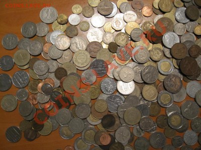 Лот иностранных монет ок. 2 кг Европа,Азия... - monet4.JPG
