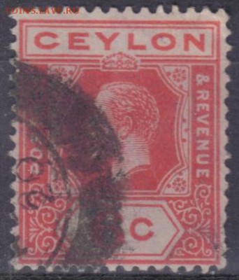 Британский Цейлон 1912-33гг 6с №1 до 20.04 22.00мск - Британский Цейлон 1912-33гг 6с №1