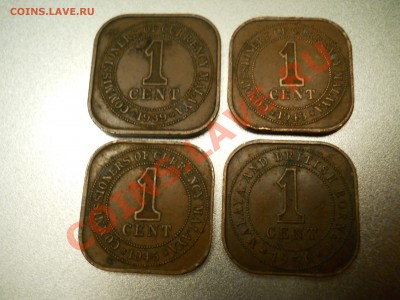 Британская Малайя 1 цент 1939,43,45,56 до 6.11.10, 20-00 Мск - DSCN0447 Британская Малайя 1 цент 1939,1943,1945,1956.JPG