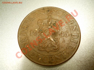 Британская Малайя 1 цент 1939,43,45,56 до 6.11.10, 20-00 Мск - DSCN0453 Нидерландская Индия 2 12 цента 1945.JPG