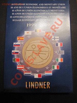 Юбилейные 2 евро + планшет 10 лет эк. союза Lindner - albom3.JPG