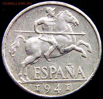 Испания_10 сентимо 1941; до 18.04_22.18мск - 10580