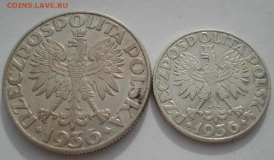 2 и 5 злотых 1936 Польша  Кораблики 22:00 21.04.2016 - DSC06638.JPG