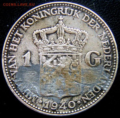 Серебряный голландский гульден 1940; до 19.04_22.08мск - 11213