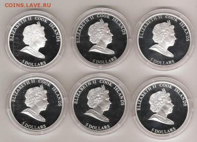 Монеты с Корабликами - аверс 1 доллар2008Кука
