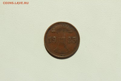 Веймарская респ. 1 рентенпфенниг 1923 колосья   23.04_ 22:00 - IMG_2863.JPG
