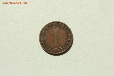 Веймарская респ. 1 рентенпфенниг 1923 колосья   23.04_ 22:00 - IMG_2862.JPG