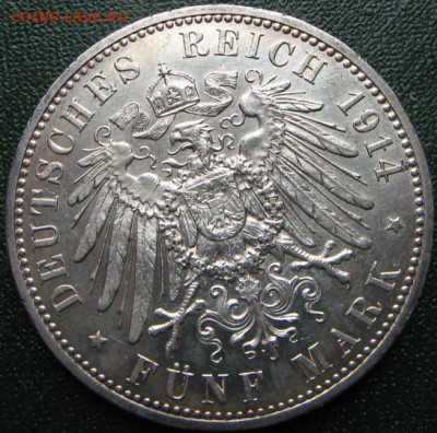 5 марок 1914 Ангальт - риверс