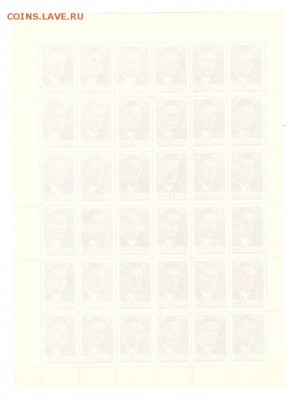 Почтовые марки СССР 1983. №5304 по Загорскому. Лист 36 шт. - 1983 - 4к. №5304 (2)