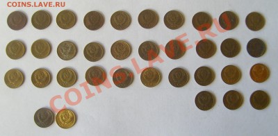 лот однокопеечных монет 1961-1991гг. до 5.11.2010г. 22-00мск - S7005957