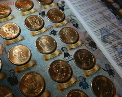 Капсульный альбом Президенты США на 46 ячеек! Фикс 160р - 380365940