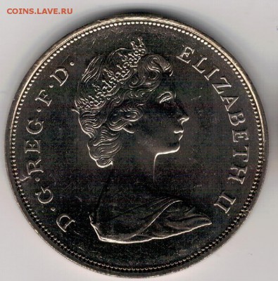 Великобритания крона 1980 Королева-мать до 24.04 в 22.00 (А) - 4-вел80