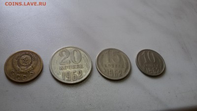 2 коп. 1954, 3 монеты 1962. - 20160420_082833