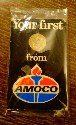 АНГЛИЯ - 20 пенсов ПЕРВЫЙ ВЫПУСК блистер до 26.04, 22.00 - Англия - первые 20 п. блистер