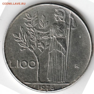 Италия. 100 лир 1978 г. до 24.00 26.04.16 г. - Scan-160419-0009
