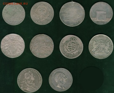 талеры, 10 шт. разных, на оценку - Image1
