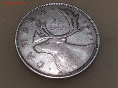 25 центов 1937г.Канада. до 25.04.16г. 22:30мск - IMG_20160420_235435