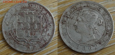 3 монеты Брит. Ямайки-1869,1920,1942 до 25.04.16 22-00 - лол