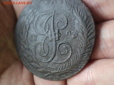 5 коп. 1793 Павловский пер. с 10 коп. 1796 R  ок.27.04.16 - DSC01278[1].JPG