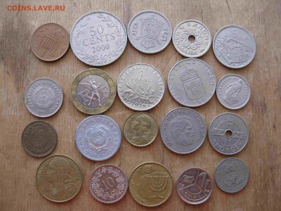 Иностранные монеты разные 60 штук - 12_thumb