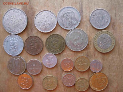 Иностранные монеты разные 60 штук - 23_thumb